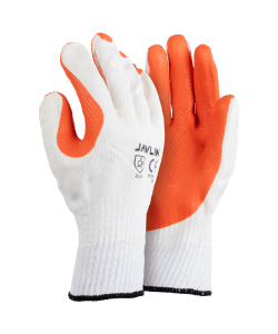 Crayfish Orange Rubber Coated Gloves
